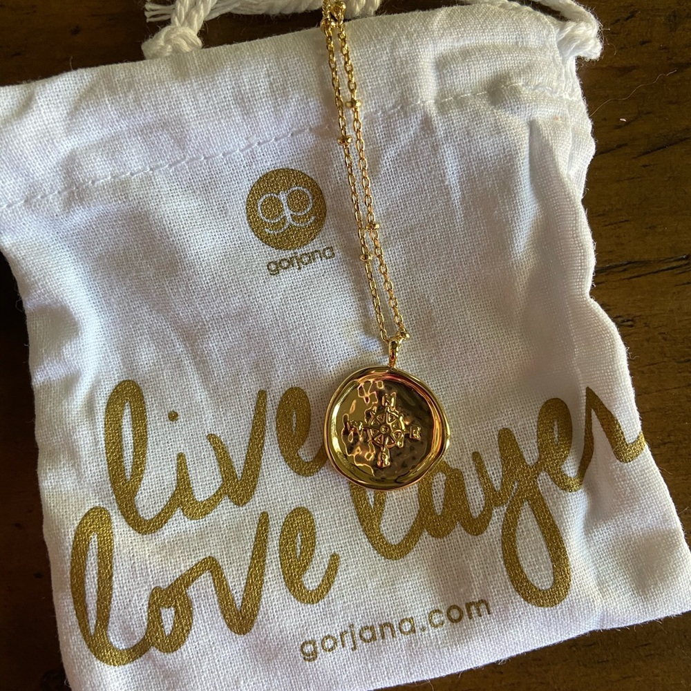 Gorjana compass necklace